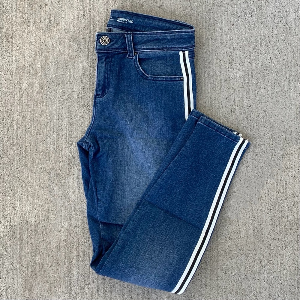 INC Racing Stripe Jeans